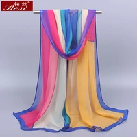 2020 new silk satin scarf summer lattice scarves fashion women chiffon scarfs beach shawl flower hijab luxury ladies 16050cm