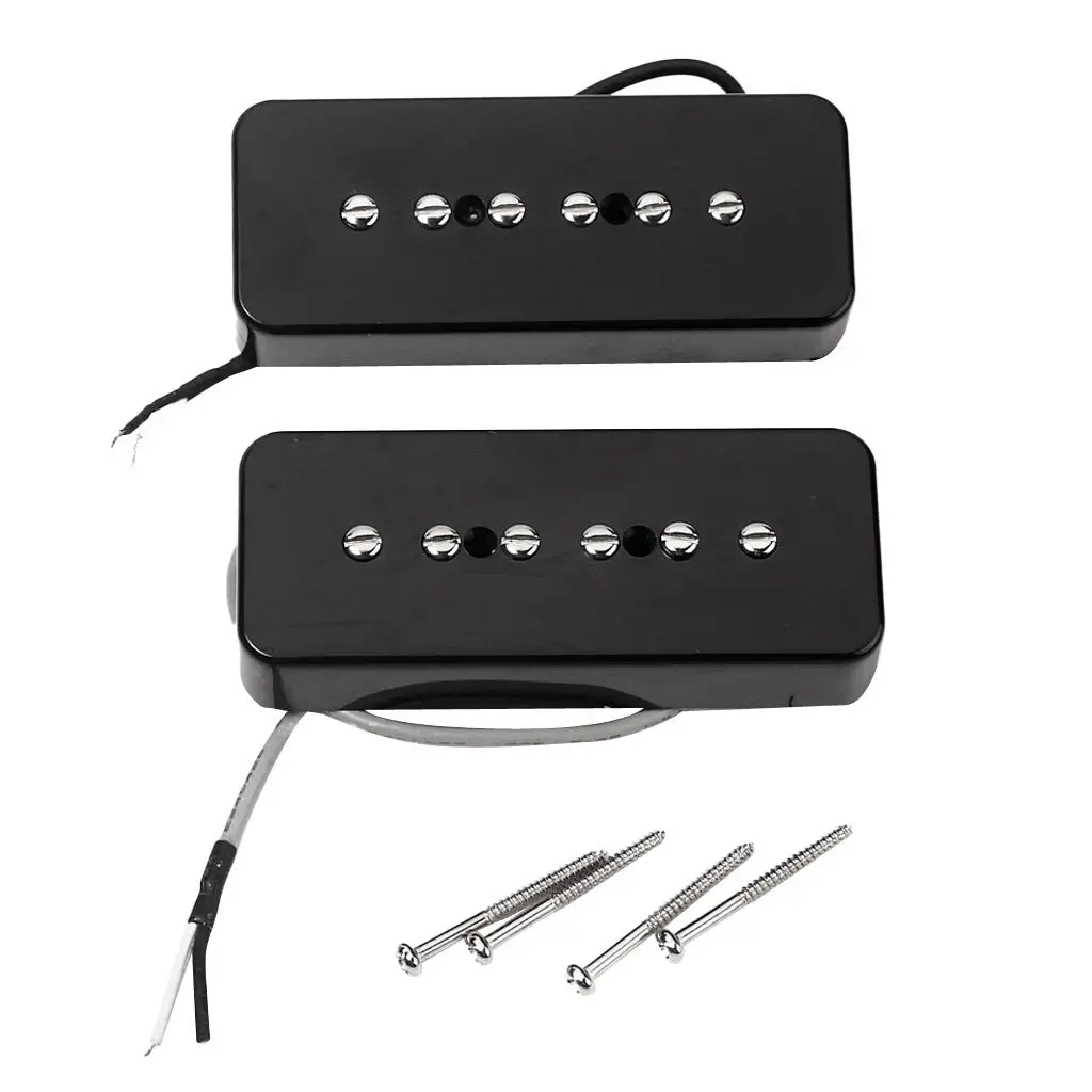 

A Pair of Soap-bar Pickup Covers 50/52mm Pole Spacing Single Coil Pickups