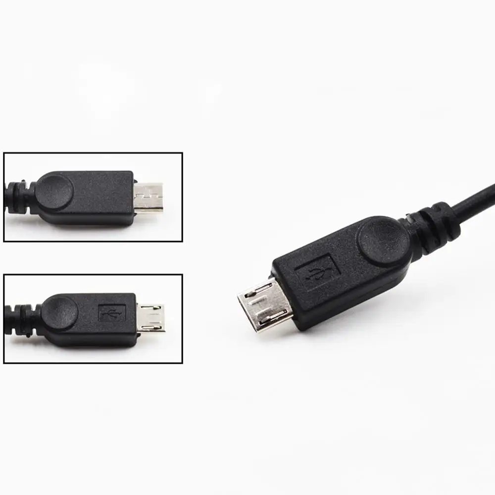 2 в 1 OTG микрокабель хоста Мощность Y сплиттер адаптер USB к Micro 5 Pin Мужской Женский