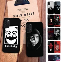 mr robot phone case for huawei honor 10 i 8x c 5a 20 9 10 30 lite pro voew 10 20 v30