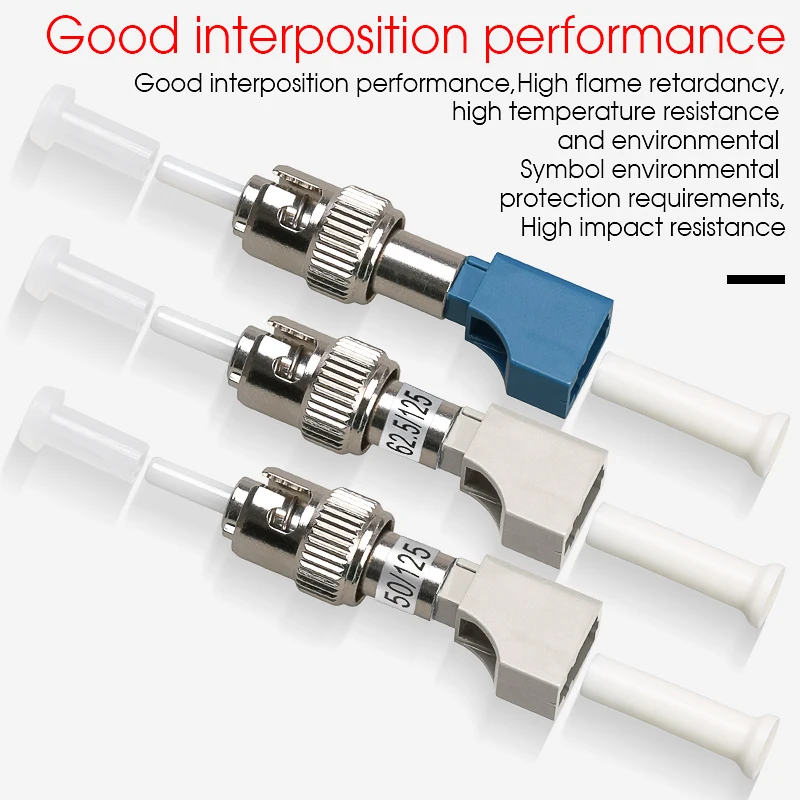 Новый одномодовый волоконно оптический адаптер соединитель ST папа LC мама