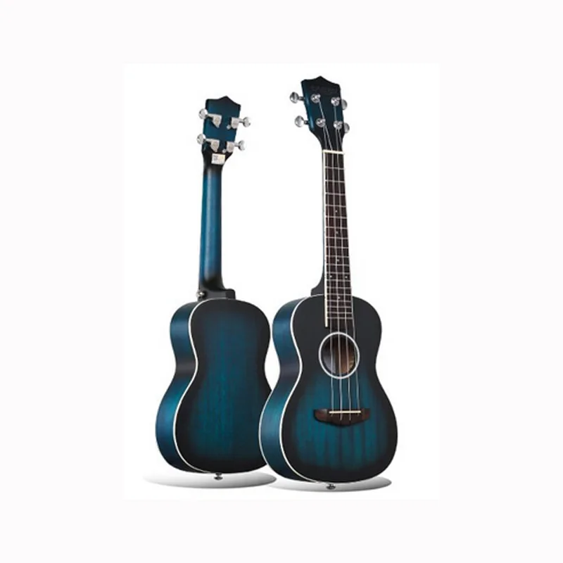 

Ukulele 23 Inch Mahogany Gradient Blue Beginner Home-Schooling Unisex