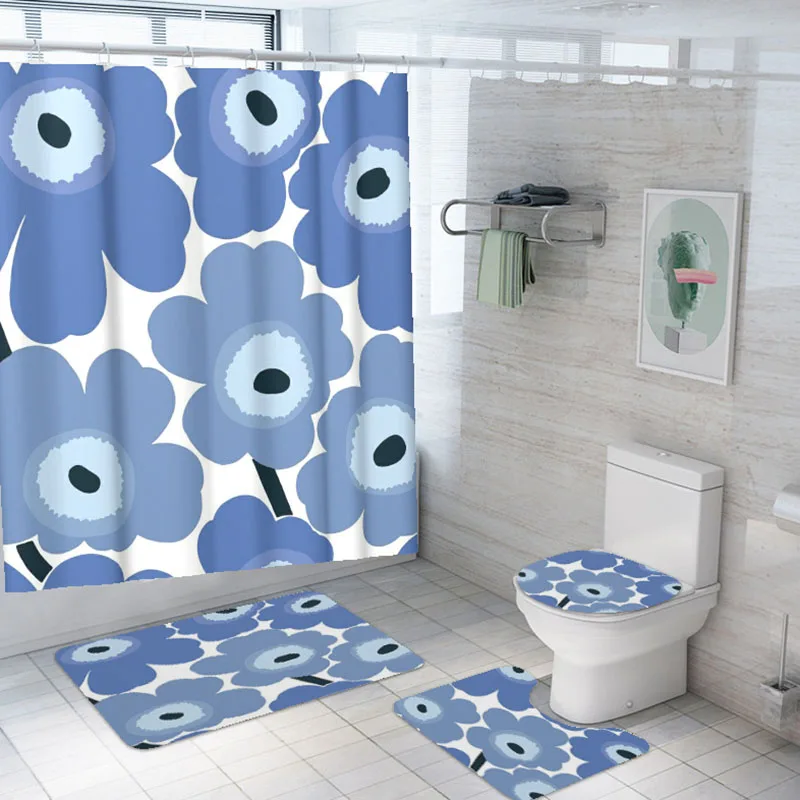 

Набор занавесок для душа, коврики для ванной, занавески для ванной, занавески для душа