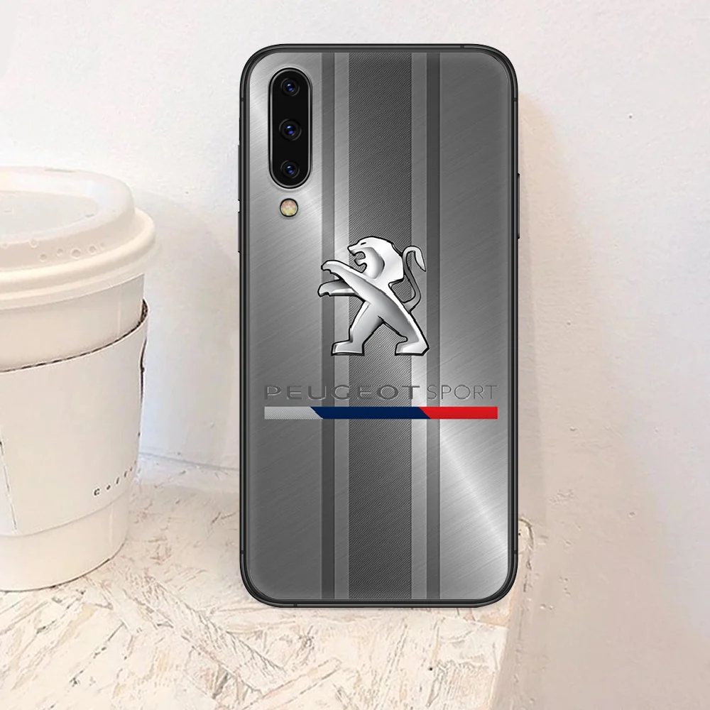 

Car Peugeots logo Phone Case For Samsung Galaxy A 3 5 7 8 10 20 20E 21S 30 30S 40 50 51 70 71 black Prime Luxury Waterproof
