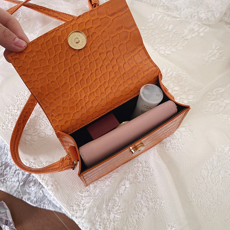 

JONON Stone Pattern PU Leather Armpit Bag For Women 2021 Solid Color Chain Shoulder Handbags Female Travel Fashion Hand Bag