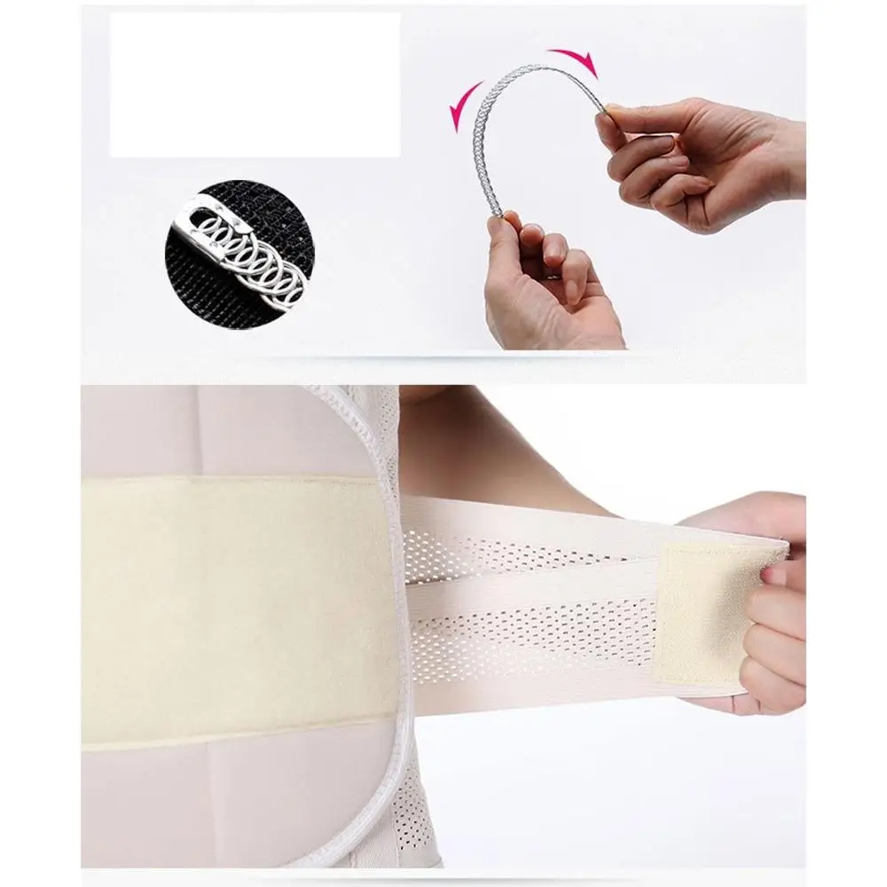 

4PCS Steel Bone Slimming Fat Burning Shapewear Sweat Fitness Body Shaper Sauna Waist Belt Posture Corrector Belly Back Corset