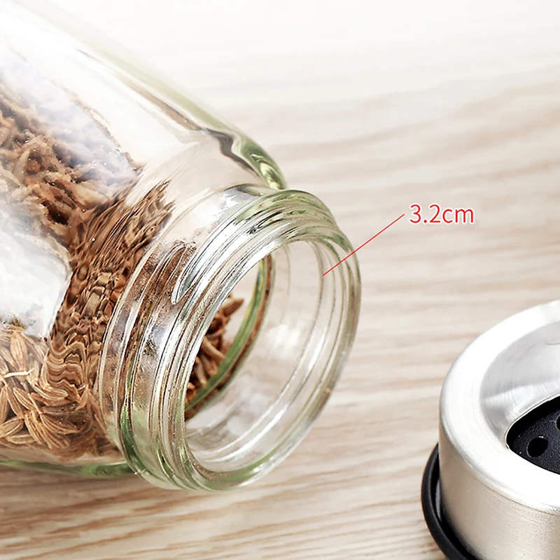 

Spice Jar Glass Bottle Pepper Spice Container Seasoning Box Kitchen Rack Organizer Bottle Holder Seasoning Jars Spice Shaker