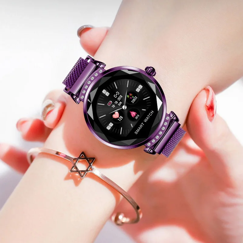 H2 роскошные женские умные часы водонепроницаемый фитнес трекер умный Браслет