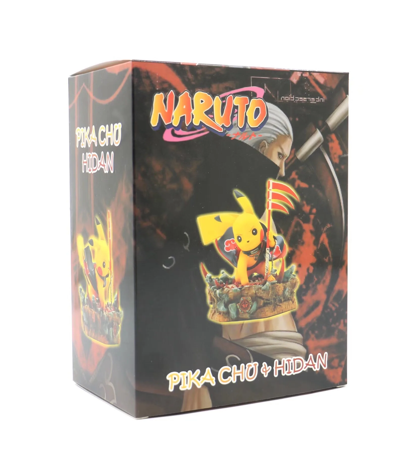 ПВХ 12 см покемон X NARUT0 Аниме фигурки Акацуки Хидан Пикачу Косплей ниндзя кавайные
