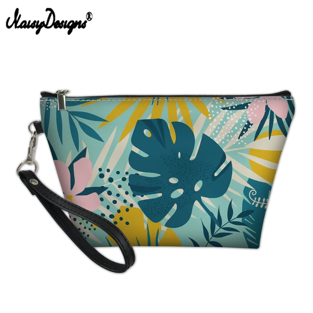 

Женская дорожная косметичка с листьями в гавайском стиле