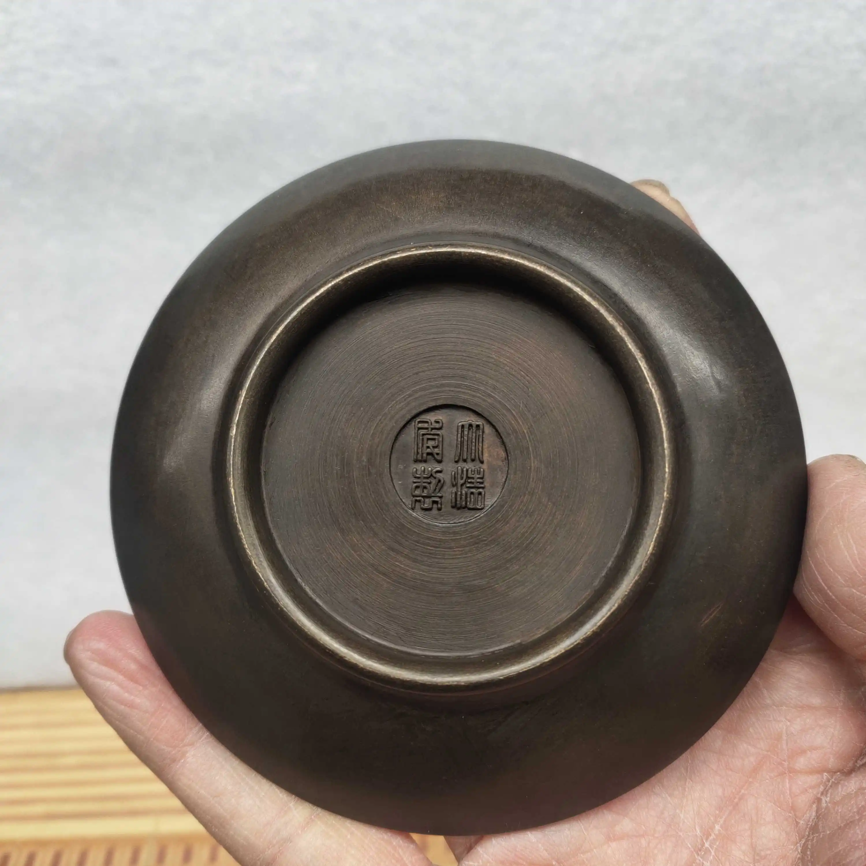 Коллекция китайских старых медных пластин 5 коров/скота украшение для дома