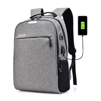 vintage 15 6 inch laptop bag multi functional school backpack usb interface square anti theft travelbag for men