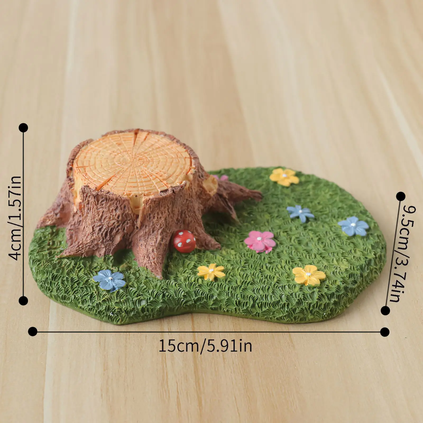 Миниатюрное искусственное украшение водонепроницаемое полимерное для сада