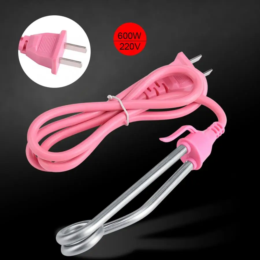 Электрический мини-водонагреватель 600 Вт 220 В погружной портативный бойлер для