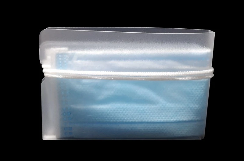 Портативный контейнер для хранения маски одноразовый зажим лица чехол