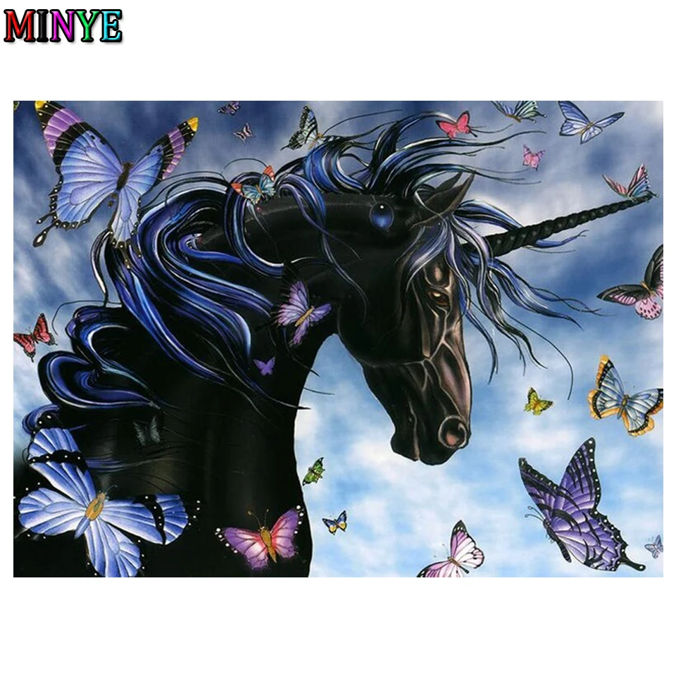 

DIY Diamond Embroidery Unicorn butterfly Diamond Painting still life Rhinestone cross stitch kits diamond mosaic Christmas art