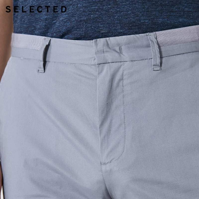 Мужские прямые однотонные повседневные шорты до колена размер S | 4192SH543 Мужская