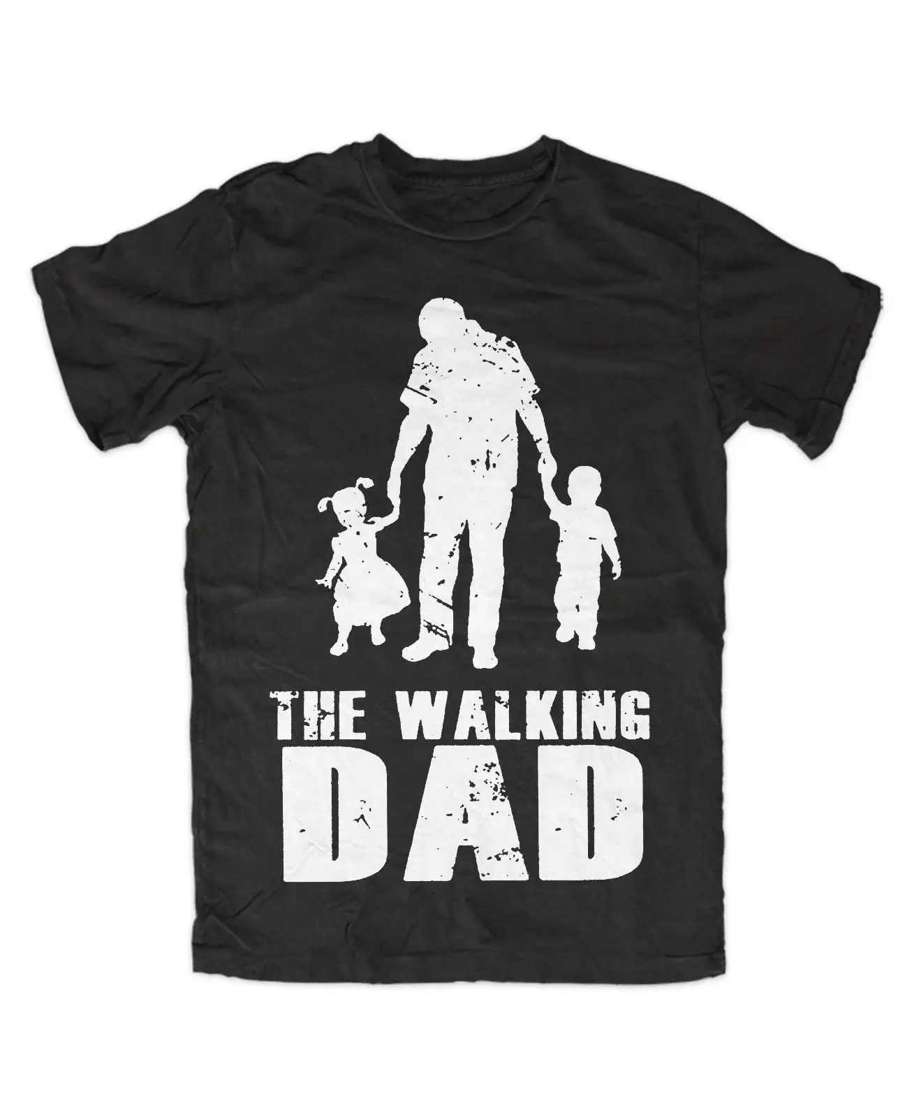 

The Walking DAD T-Shirt Vater Spruch Fun Kult Familie Short Sleeve Discount 100 % Cotton T Shirts Short Sleeve Brand