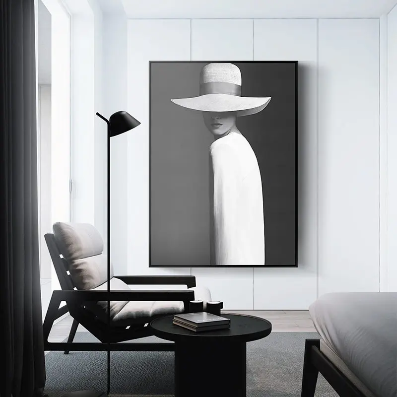 Скандинавский Декор для дома персонажи фотографии Картина на холсте роспись