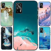 illustration dreaminess reality for opp realme gt for 5g neo funda cases soft tpu