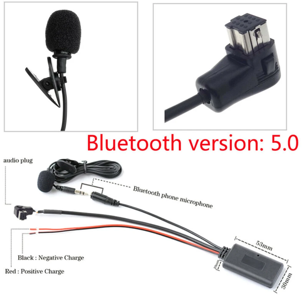 

Bluetooth 5,0 Bluetooth Aux кабель стерео 5-12 В Aux кабель DVD для DEH-P 2500 R