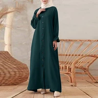 new muslim islamic mosque robe prayer clothes casual national style retro womens morocco arabian saudi cardigan big swing dress