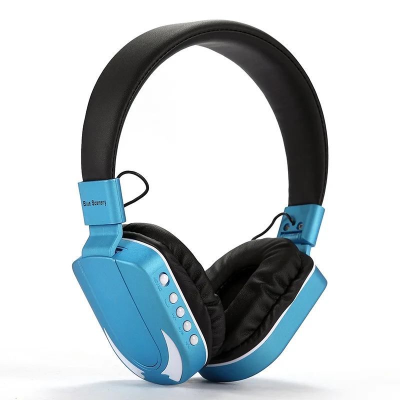 Синий Игровая bluetooth-гарнитура беспроводной микрофон объемные стерео наушники для ПК ноутбука PS4 Xbox бег тренажерный зал Handsfree наушники - Цвет: Синий