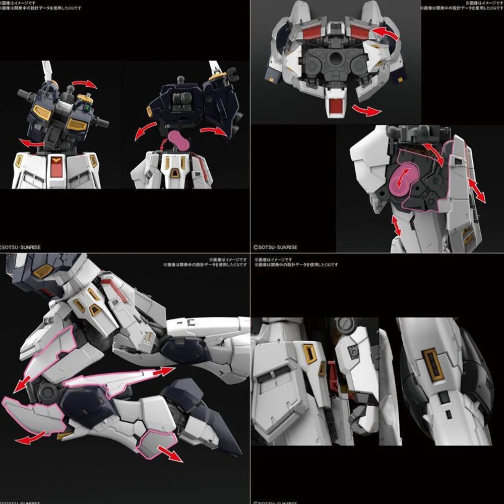 Оригинальная Bandai RG32 1/144 RX 93 NU V Amuro выделенная фигурка бульгундама в сборе игрушки