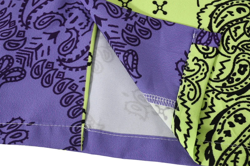 

ELKMU Hip Hop Streetwear Shirt Color Block Printing Long Sleeve Shirts Jackets Autumn Hawaiian Beach Shirts Button Blouse HE261