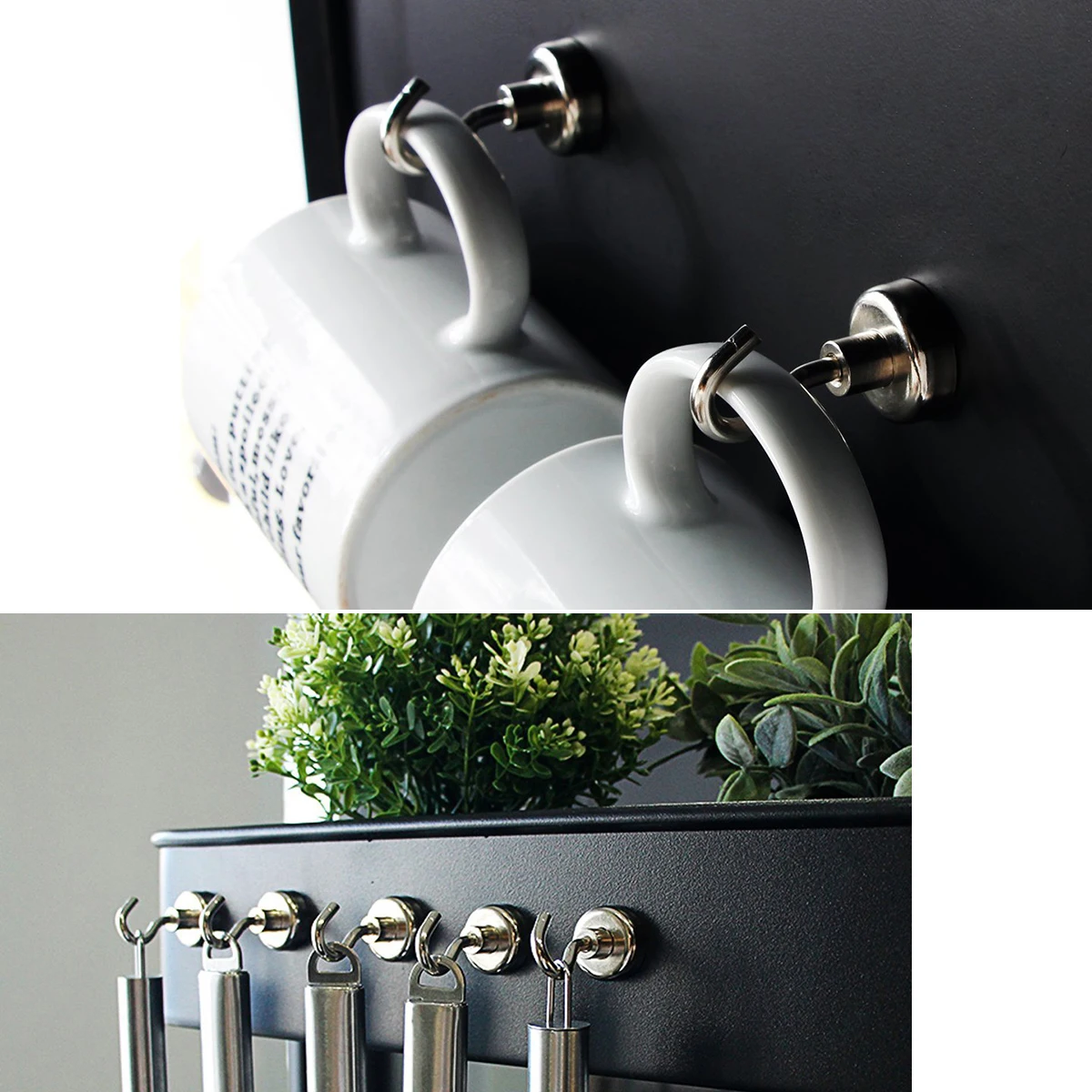

1pc Heavy Duty Strong Magnetic Hooks for Storage and Organization Home Kitchen Accessories