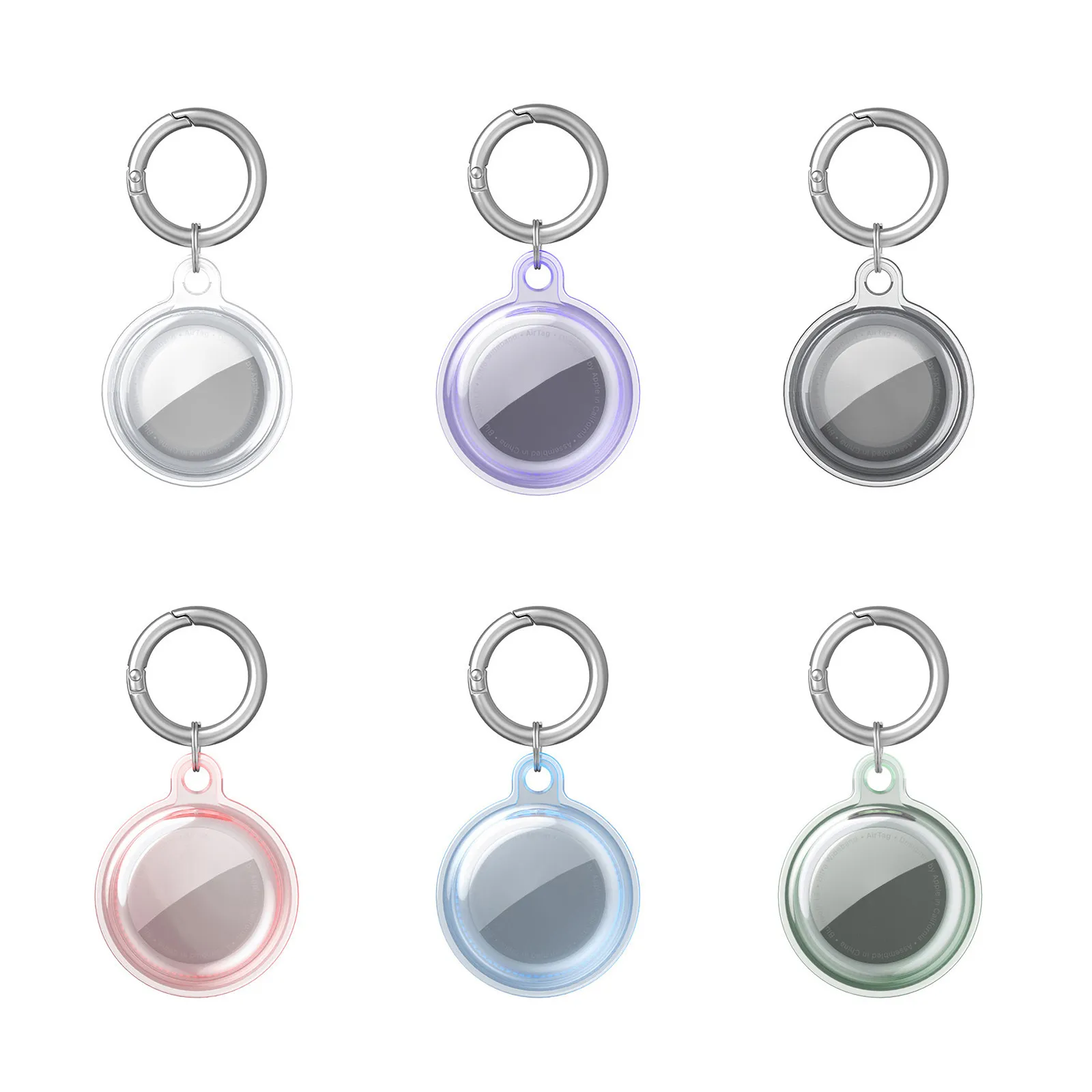 

NSSD 1PC Protective Case For Airtags For Apple Airtag Case Clear Tpu Protective Cover For Airtags DROPSHIPPING