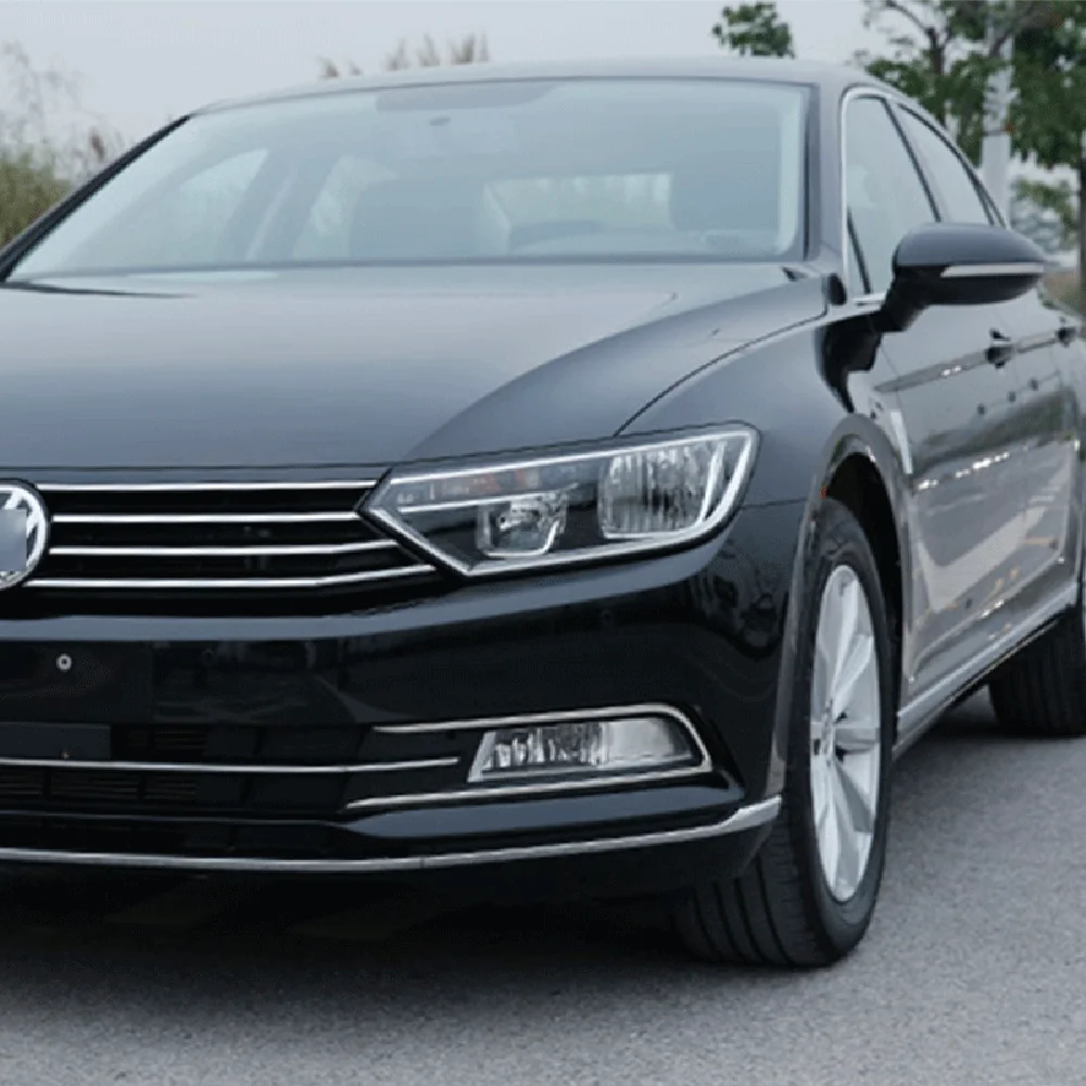 Fit For Volkswagen Passat B8 Variant 2018 2019 2020 Car Front Fog Light Cover Trims Head Lamp Frame Protector | Автомобили и