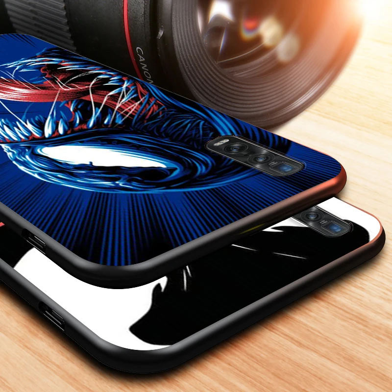 

Marvel Super Venom for OPPO Find X3 X2 A93 A92 A73 A72 A53 A52 A32 A12 AX7 A5 Neo Pro Lite Black Phone Case