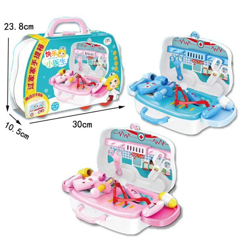 Kitchen DIY Pretend Play Toys Screw Group Tool Kit Box Simulation Cooking Doctor Educational Boys Building Toy for Boy and Girl |