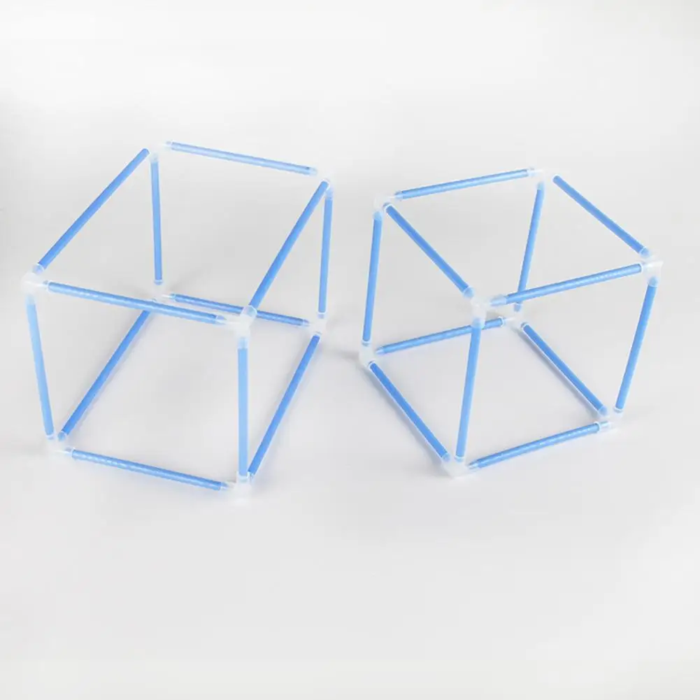 40 шт./компл. для детского рукоделия 3D геометрический Форма каркасов зданий