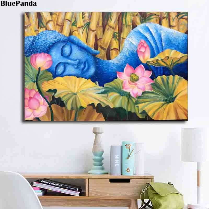 Медитация Будды индийский художественный холст печать картина модульные