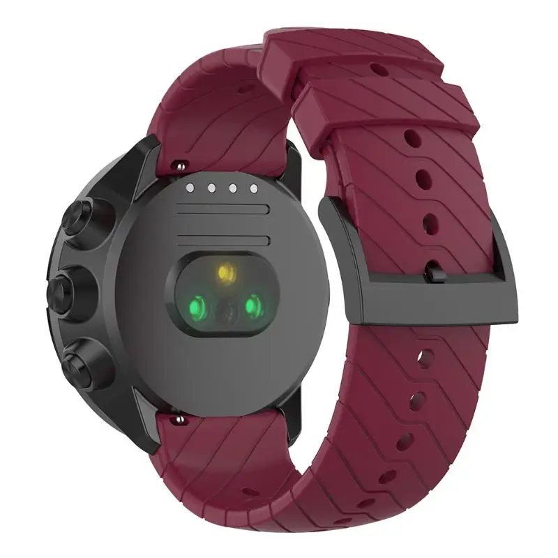 Прочный силиконовый сменный Браслет с пряжкой для Suunto 9 аксессуары часов ремешок