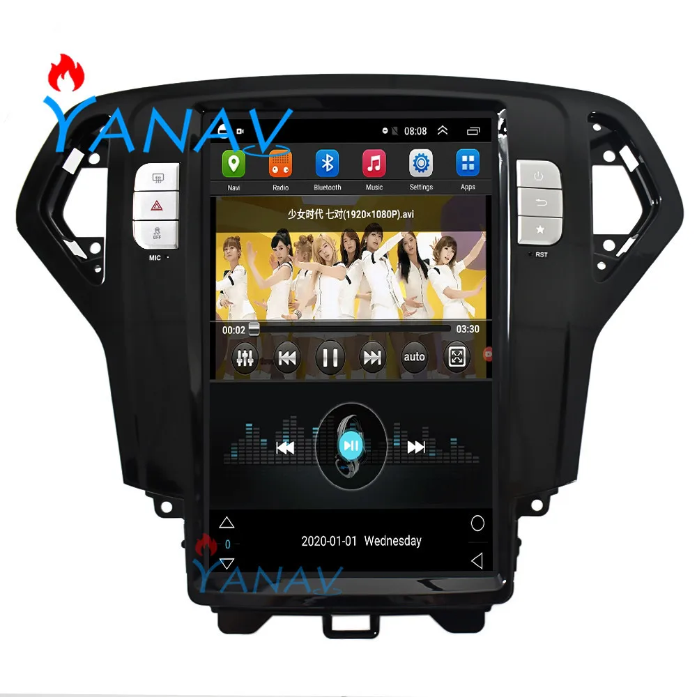 

10.4 inch car audio Android multimedia player For FORD-mondeo fusion mk4 2007-2010 car stereo GPS navigation auto radio player