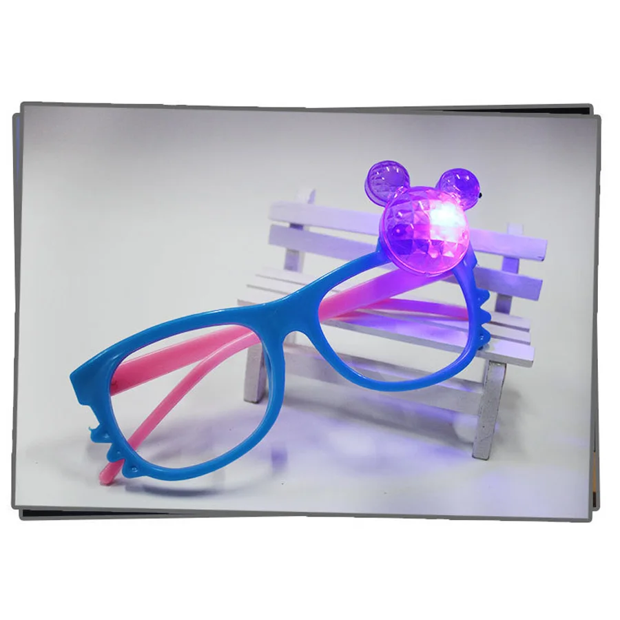 

Led cartoon luminous glasses bar Holiday Christmas party suppliesA115