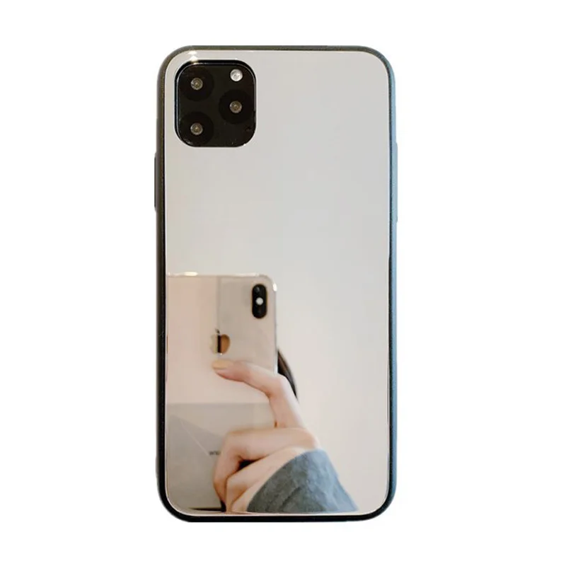 Роскошный Блестящий Алмазный зеркальный чехол для телефона iPhone 11 2019 X XS MAX XR 7 Plus 6 6S