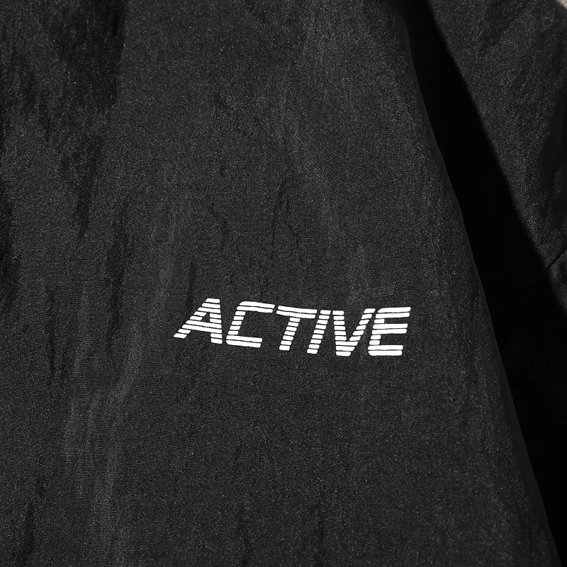 Свободная куртка в стиле хип хоп пальто Мужская ветровка с капюшоном на осень и