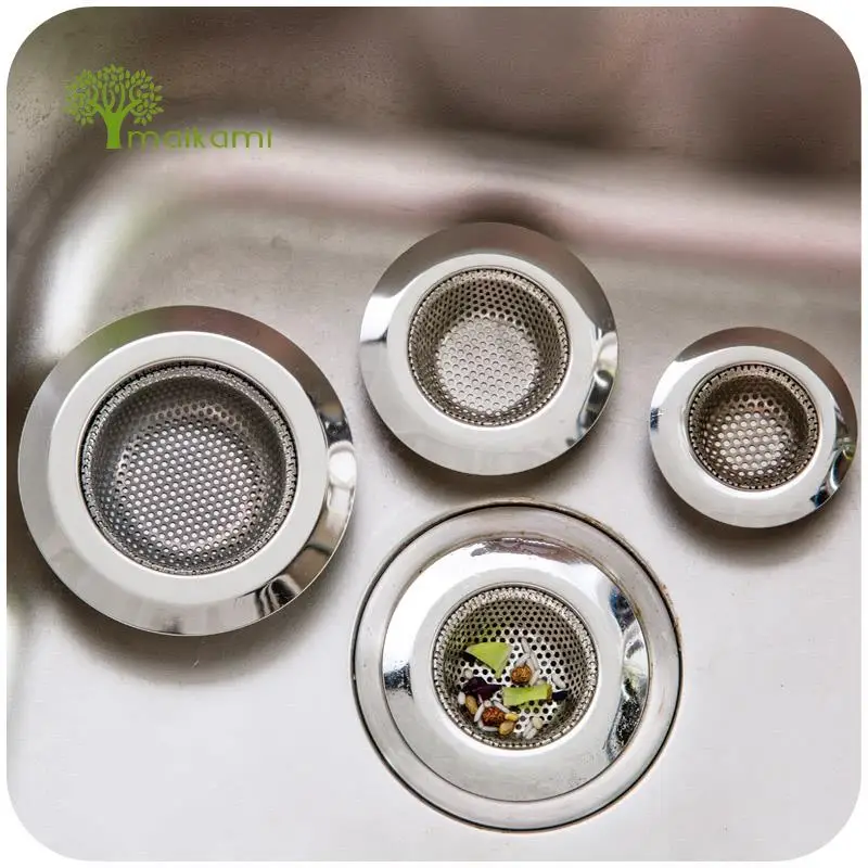 Три Размеры Нержавеющая сталь волосы в ванной Ловец фиксаторы уход за кожей лица