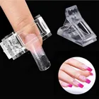 Зажимы для ногтей с кристаллами, быстрое наращивание ногтей, акриловые пластиковые накладные ногти, инструменты УФ гель для ногтей
