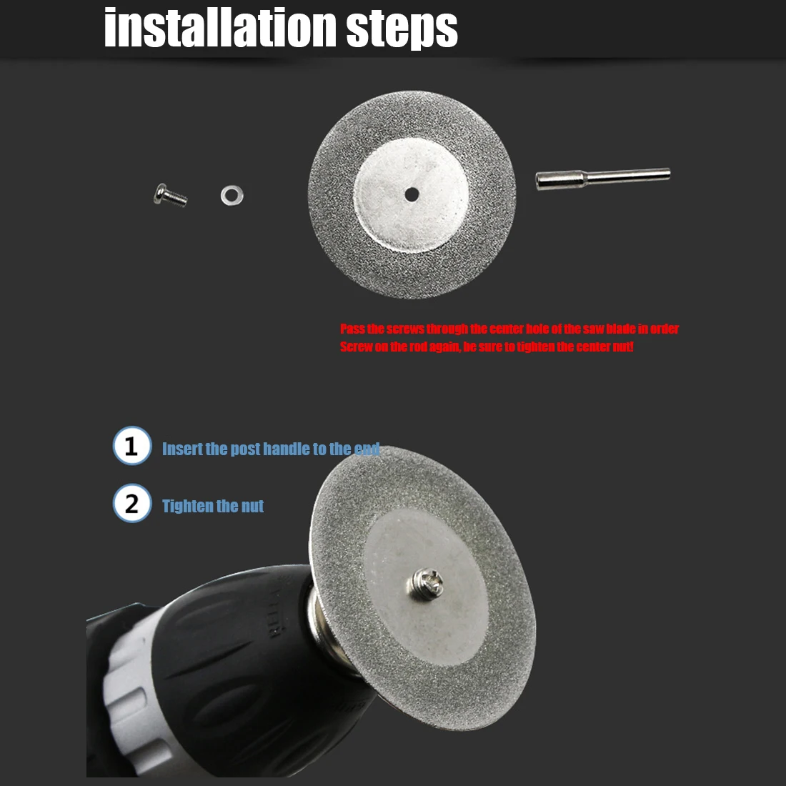10 шт 35 мм металлическое отрезное дисковое колесо + 2 шатуны для электродрели и