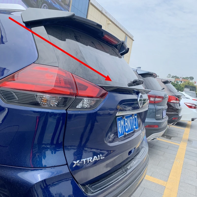 For Nissan Rogue X-trail 2014-2019 ABS Plastic Rear Roof Spoiler Trunk Boot Lip Wing | Spoilers &amp Wings