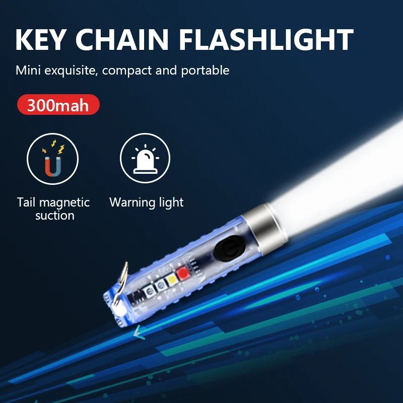 

Newest MINI Powerful Flashlight S11 EDC Flash Light With Strong Magnetic Work Light IP65 Waterproof Camping Light With UV Torch