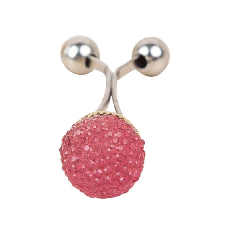 

12 шт. Стразы резиновый шар мусульманский хиджаб шарф металлический U-образный зажим головной платок Брошь булавка 066F