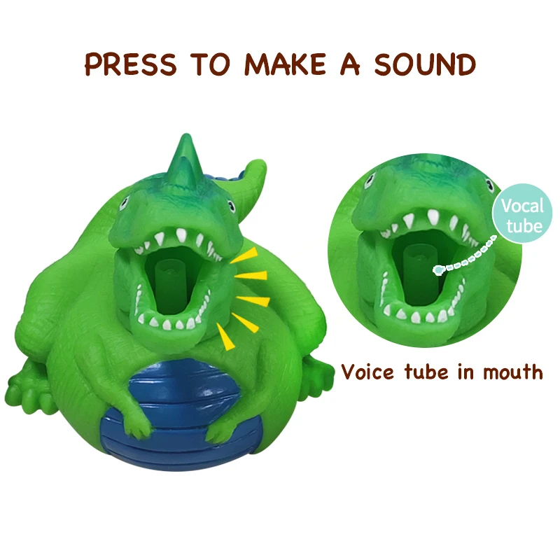 1 шт. форма динозавра Юрского периода кричащая утка 22 стиля Сжимаемый звук для