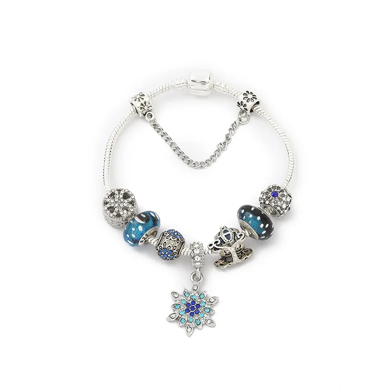 Hermp Dropshipping 2019 New Pink Flower Pandent &amp Lovely Bear Pa Bracelet Brand Female Jewelry Pulseras | Украшения и