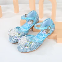 girls flat sandals 2021 summer new princess shoes children flat soft shoes little girls stage performance shoes sofia the first